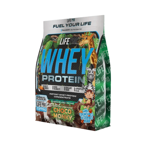 Life Pro Whey Choco Monky 2kg Bag Edition